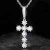 Moissanite Sunshine Cross Pendant