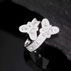 Moissanite Butterfly Ring