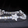 Moissanite Star Tennis Bracelet