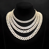 8mm Moissanite Gold Cuban Link Chain