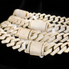 10mm Moissanite Gold Cuban Link Chain