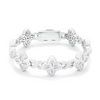 Moissanite Four Leaf Clover Infinity Link Bracelet